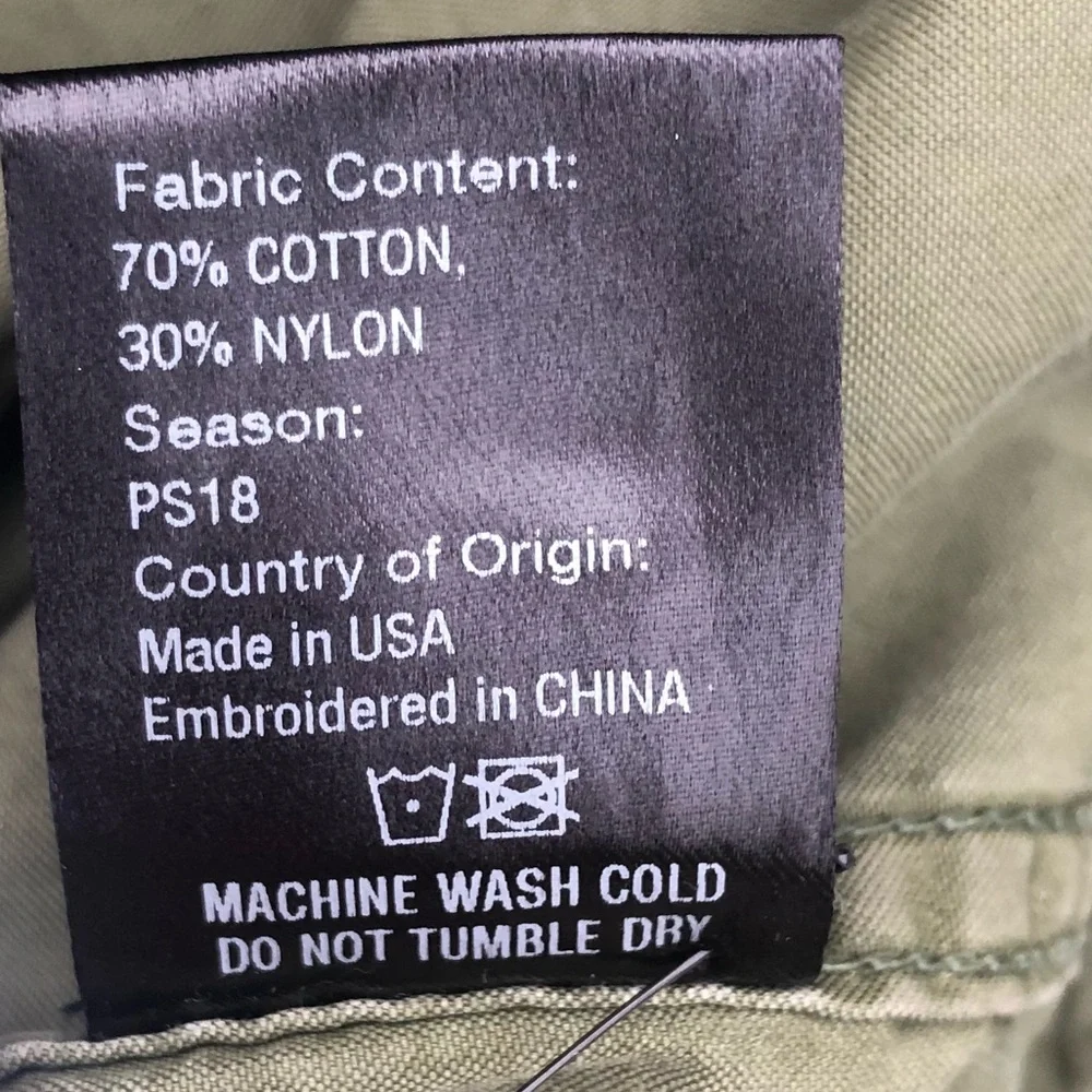 R13 God Save America Jacket Army L OS Repurposed - Picture 13 of 16